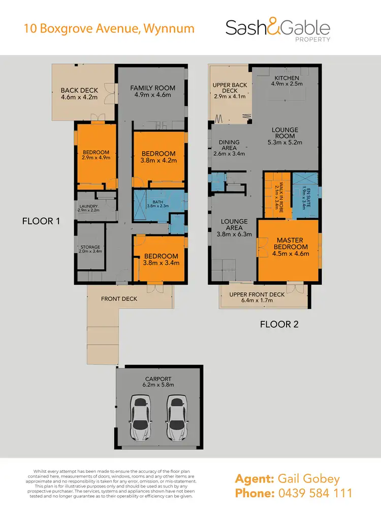 Floorplan of Homely house listing, 10 Boxgrove Avenue, Wynnum QLD 4178