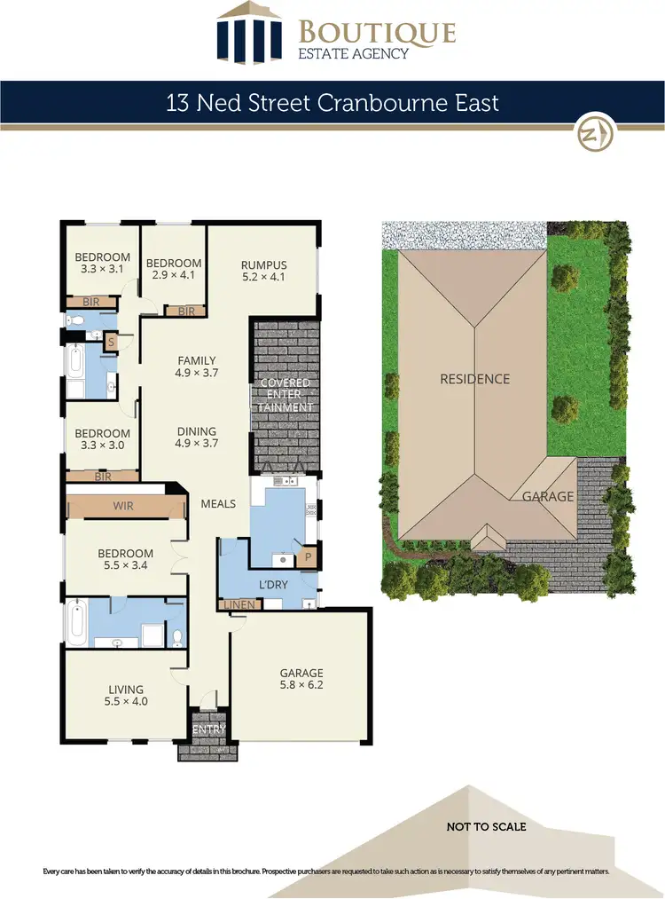 Floorplan of Homely house listing, 13 Ned Street, Cranbourne East VIC 3977