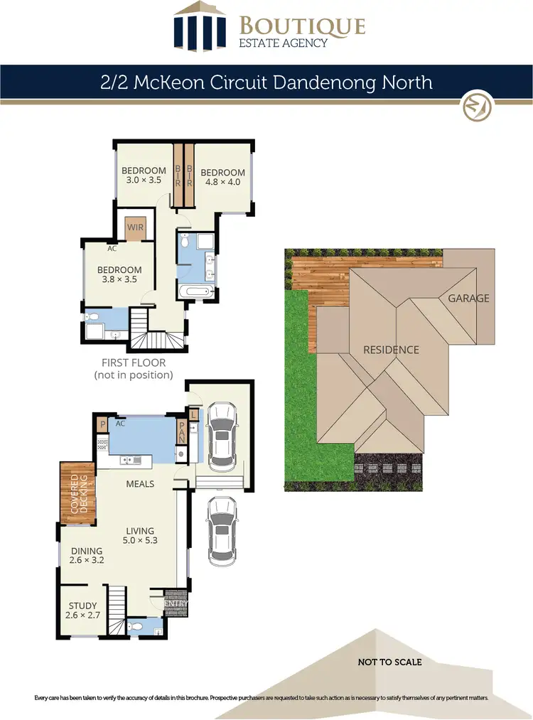 Floorplan of Homely townhouse listing, 2/2 McKeon Circuit, Dandenong North VIC 3175