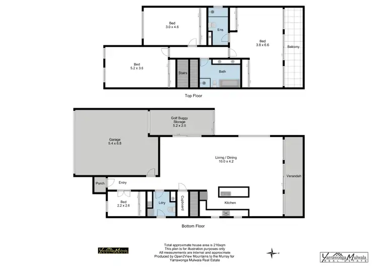 Floorplan of Homely house listing, 4 Luton Drive, Yarrawonga VIC 3730