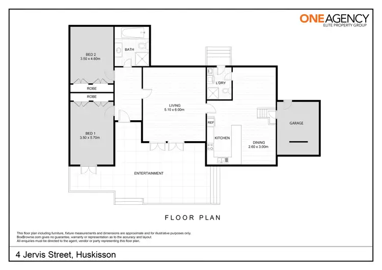 Floorplan of Homely house listing, 4 Jervis Street, Huskisson NSW 2540