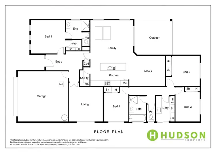 Floorplan of Homely house listing, 6 Madeira Close, Portland VIC 3305