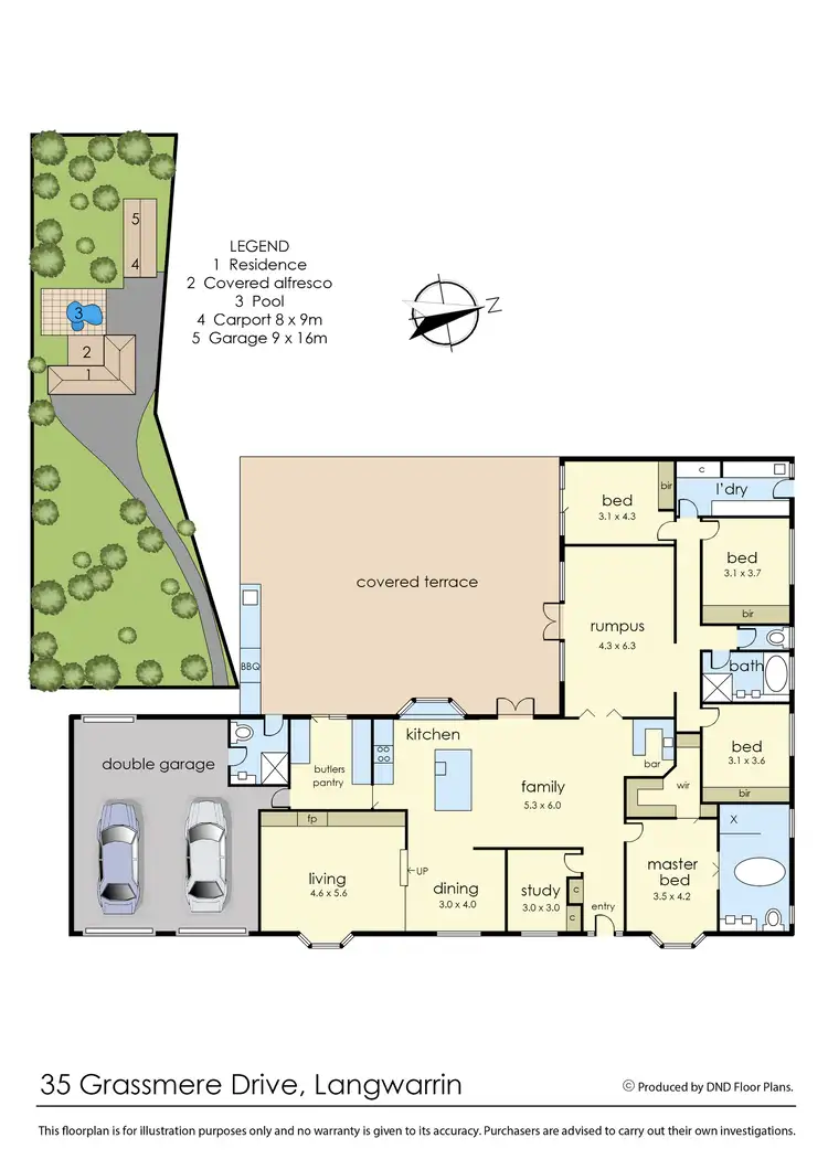Floorplan of Homely rural property listing, 35 Grassmere Road, Langwarrin VIC 3910