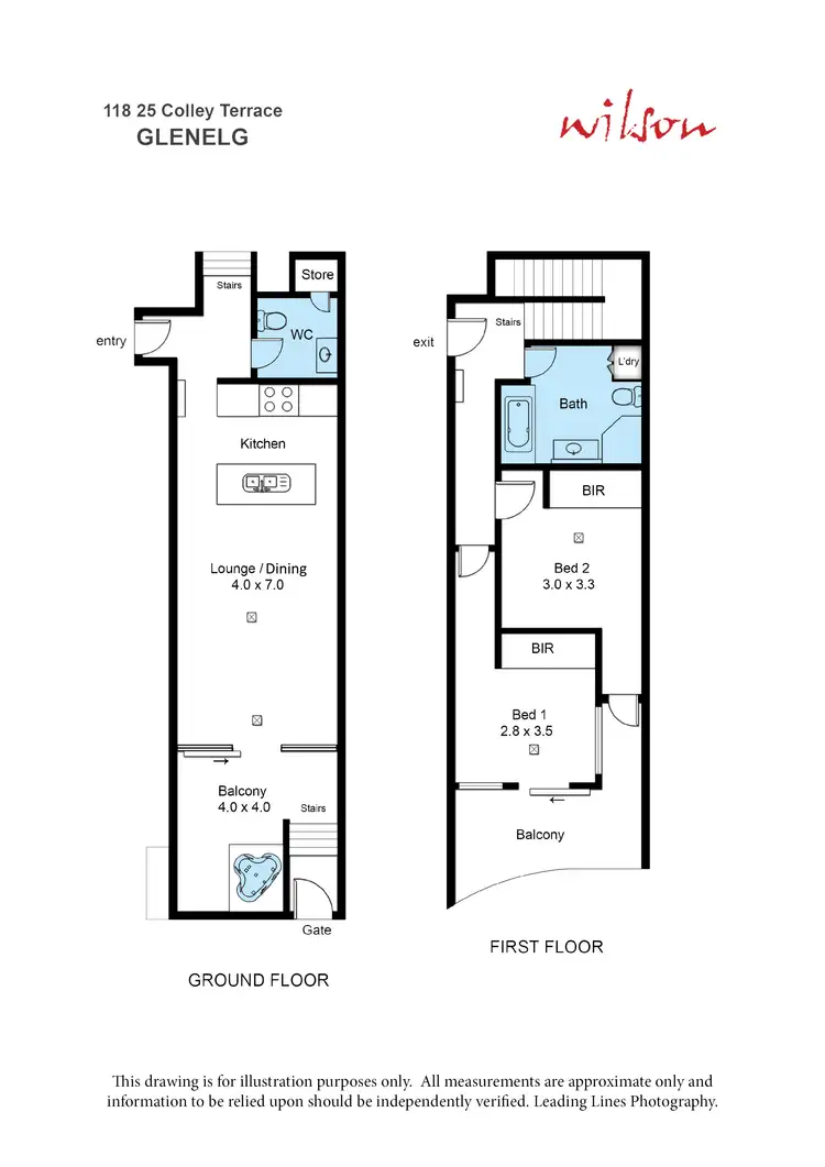 Floorplan of Homely apartment listing, 118/25 Colley Terrace, Glenelg SA 5045