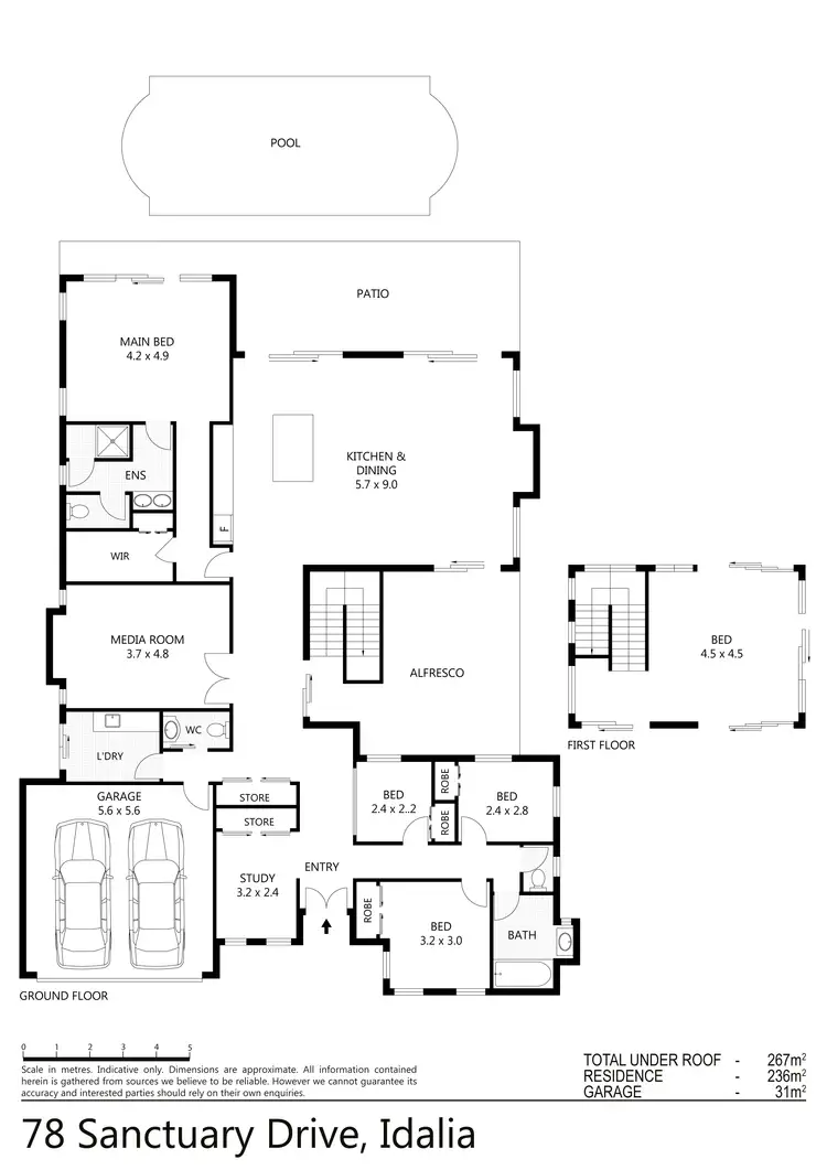 Floorplan of Homely house listing, 78 Sanctuary Drive, Idalia QLD 4811