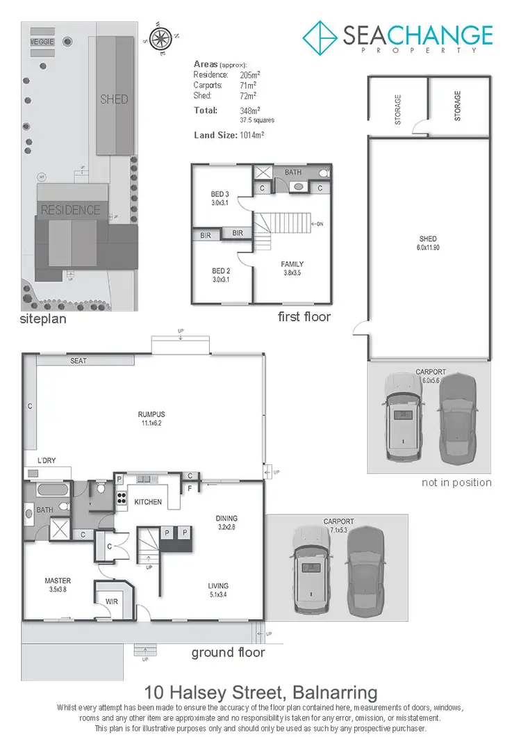 Floorplan of Homely house listing, 10 Halsey Street, Balnarring VIC 3926