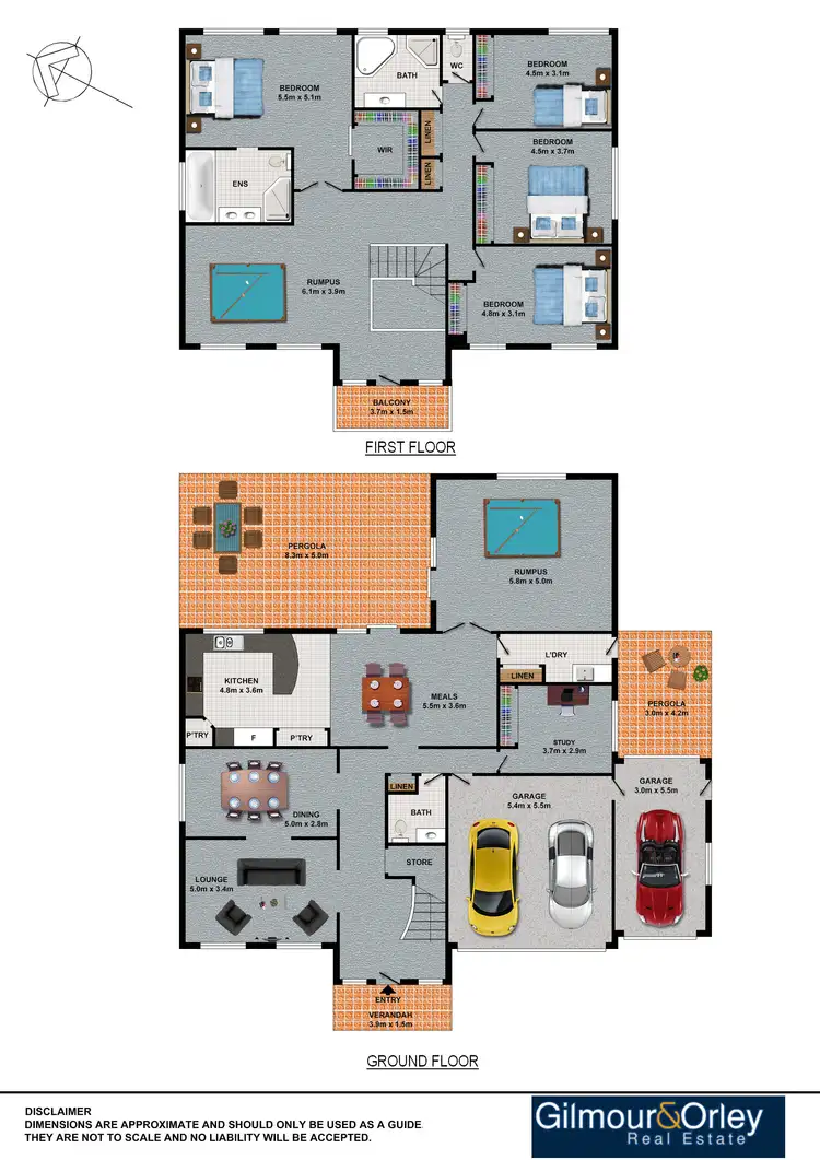 Floorplan of Homely house listing, 56 Jupiter Road, Kellyville NSW 2155