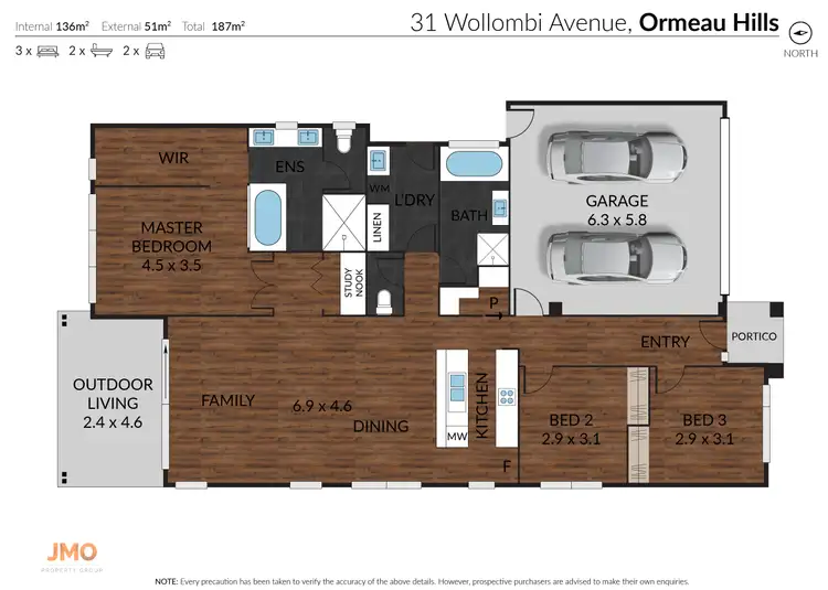 Floorplan of Homely house listing, 31 Wollombi Avenue, Ormeau Hills QLD 4208