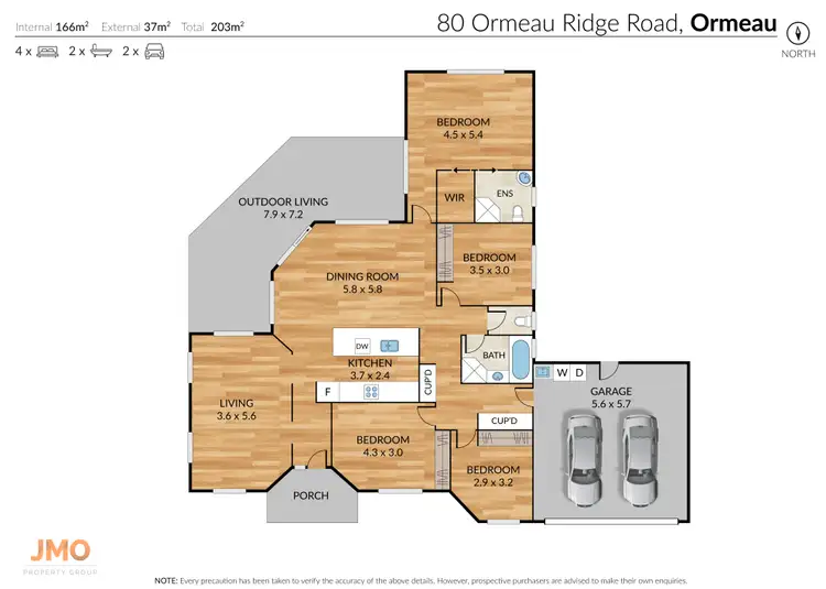 Floorplan of Homely house listing, 80 Ormeau Ridge Road, Ormeau Hills QLD 4208