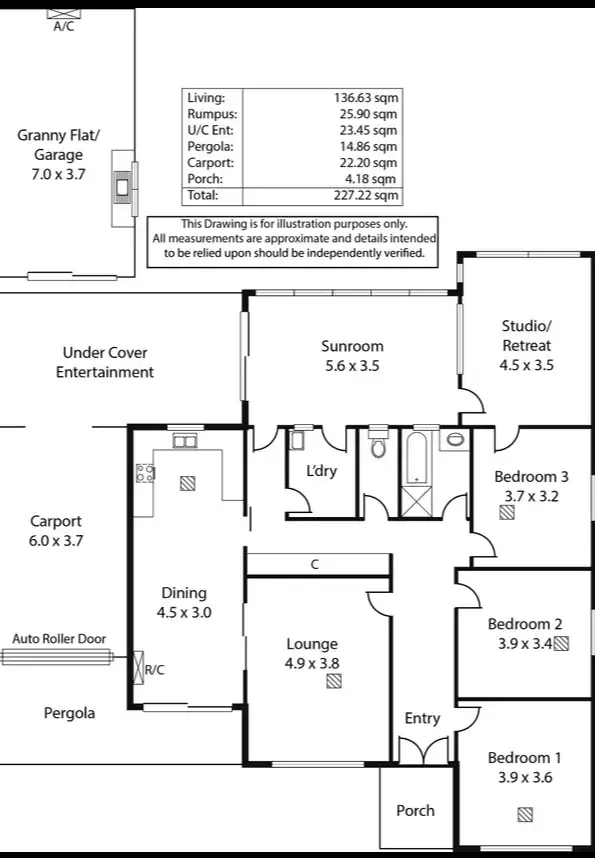 Floorplan of Homely house listing, 7 Welke Street, Klemzig SA 5087