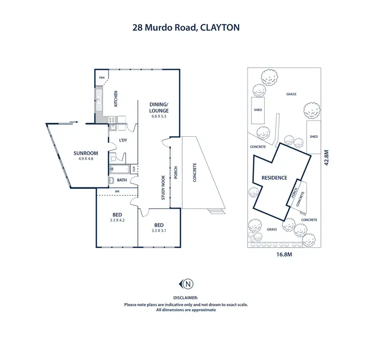 Floorplan of Homely house listing, 28 Murdo Road, Clayton VIC 3168