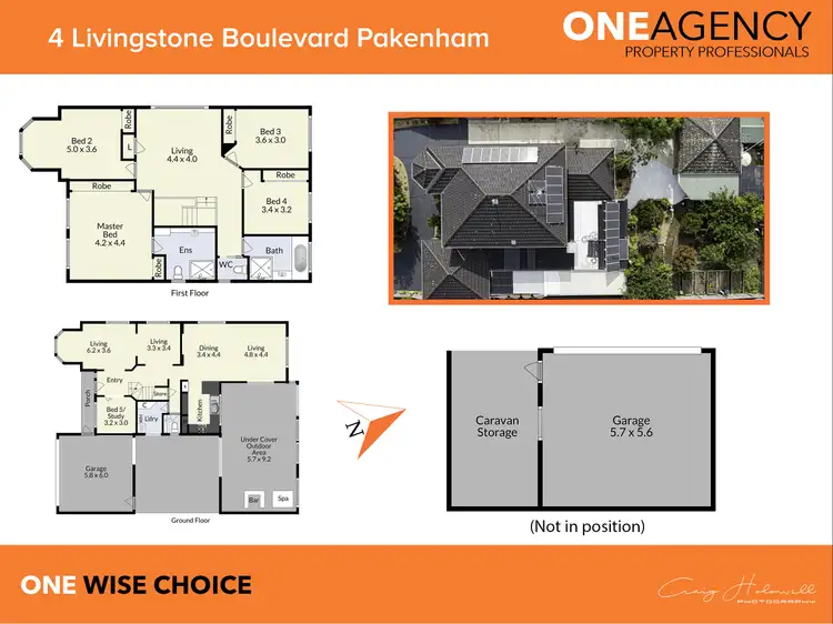 Floorplan of Homely house listing, 4 Livingstone Boulevard, Pakenham VIC 3810