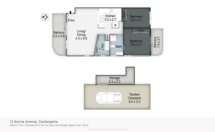 Floorplan of Homely unit listing, 12/17 Korina Avenue, Coolangatta QLD 4225