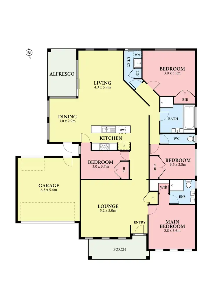 Floorplan of Homely house listing, 22 Hutmil Drive, South Morang VIC 3752