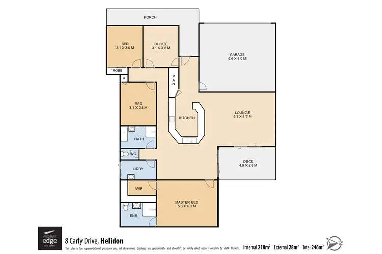 Floorplan of Homely house listing, 8 Carly Drive, Helidon QLD 4344