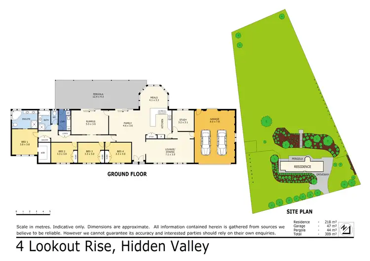 Floorplan of Homely house listing, 4 Lookout Rise, Hidden Valley VIC 3756