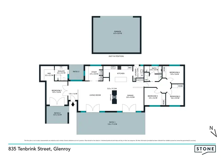 Floorplan of Homely house listing, 835 Tenbrink Street, Glenroy NSW 2640
