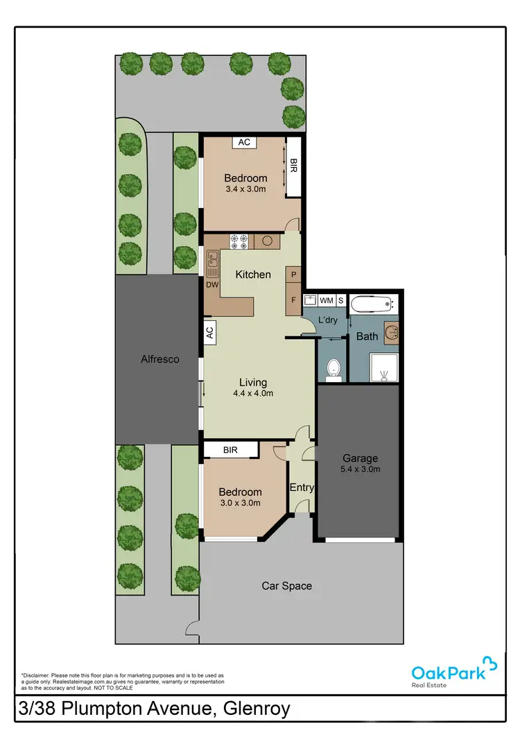 Floorplan of Homely villa listing, 3/38 Plumpton Avenue, Glenroy VIC 3046