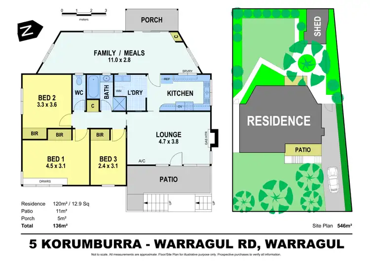 Floorplan of Homely house listing, 5 Korumburra-Warragul Road, Warragul VIC 3820