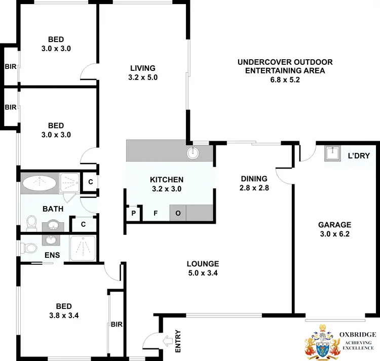 Floorplan of Homely house listing, 4 Broadway Drive, Oxenford QLD 4210