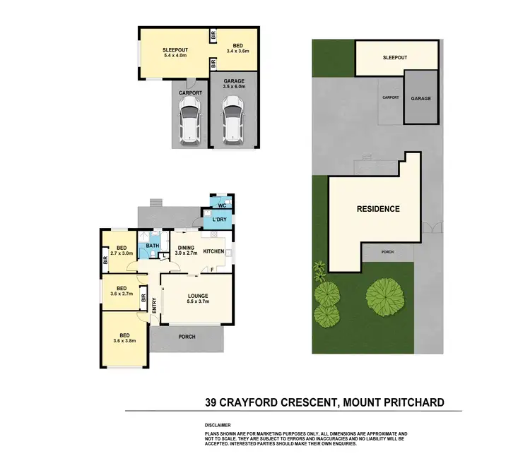 Floorplan of Homely house listing, 39 Crayford Crescent, Mount Pritchard NSW 2170