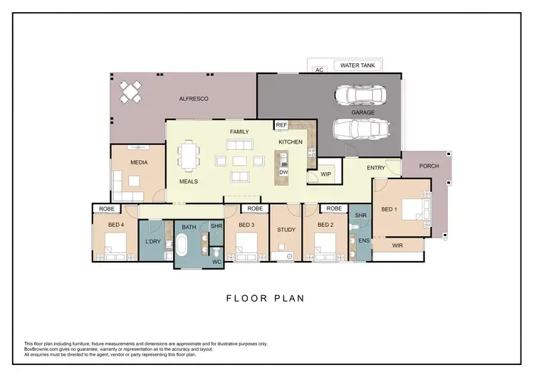 Floorplan of Homely house listing, 21 Charolais Way, Picton NSW 2571