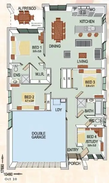 Floorplan of Homely house listing, 15 Isabella Street, Collingwood Park QLD 4301