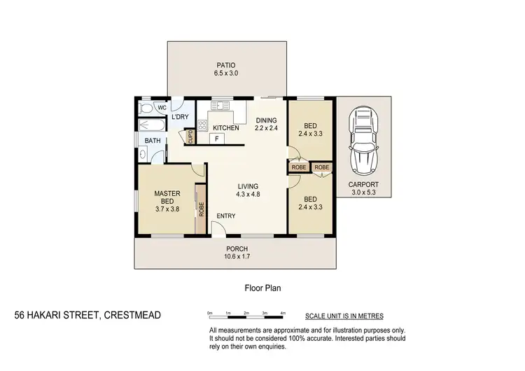 Floorplan of Homely house listing, 56 Hakari Street, Crestmead QLD 4132