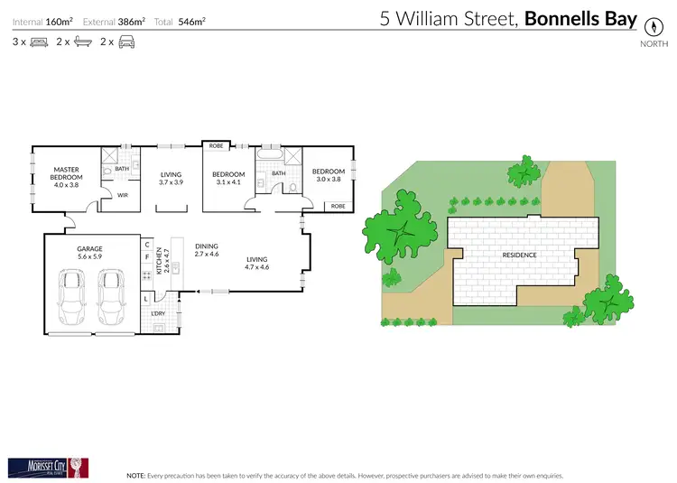 Floorplan of Homely house listing, 5 William Street, Bonnells Bay NSW 2264