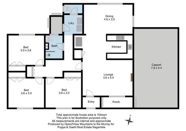 Floorplan of Homely house listing, 37 ANDERSON STREET, Avenel VIC 3664