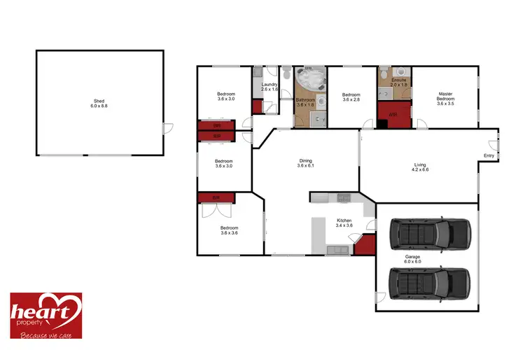 Floorplan of Homely house listing, 18 Dryden Place, Sale VIC 3850