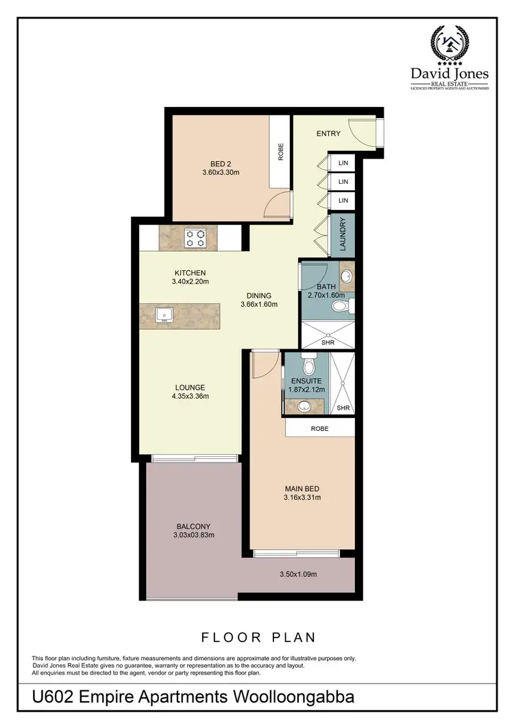 Floorplan of Homely apartment listing, 602/37 - 39 Regent Street, Woolloongabba QLD 4102