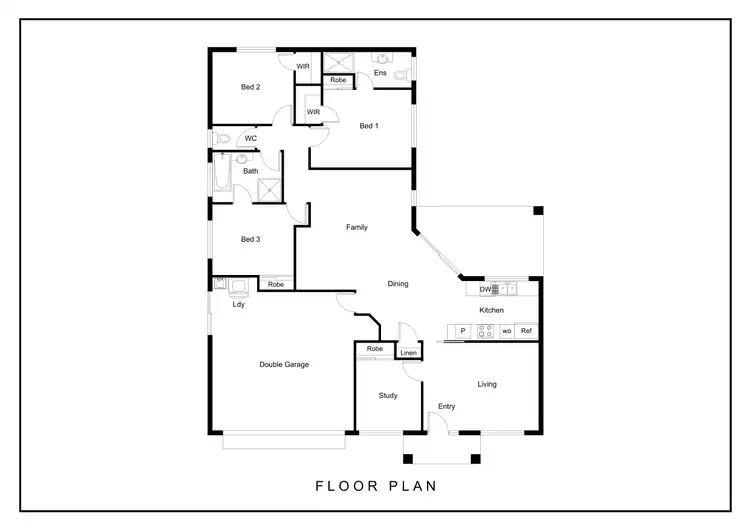 Floorplan of Homely house listing, 5 Rothesay Bend, Trinity Park QLD 4879