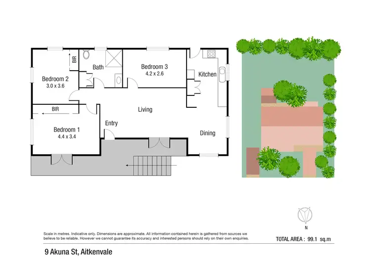 Floorplan of Homely house listing, 9 Akuna Street, Aitkenvale QLD 4814