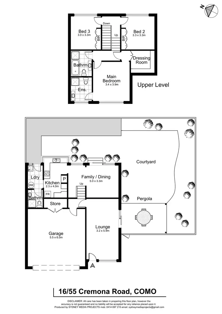 Floorplan of Homely townhouse listing, 16/55-61 Cremona Road, Como NSW 2226