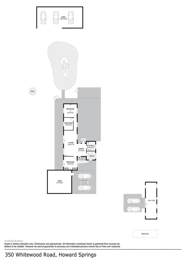 Floorplan of Homely house listing, 350 Whitewood Road, Howard Springs NT 835
