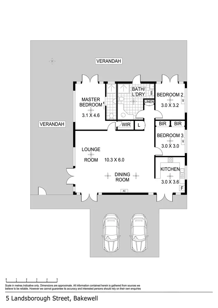 Floorplan of Homely house listing, 5 Landsborough St, Bakewell NT 832