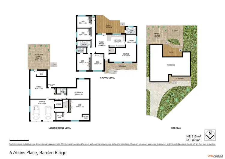 Floorplan of Homely house listing, 6 Atkins Place, Barden Ridge NSW 2234