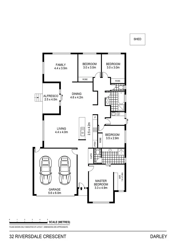 Floorplan of Homely house listing, 32 Riversdale Crescent, Darley VIC 3340