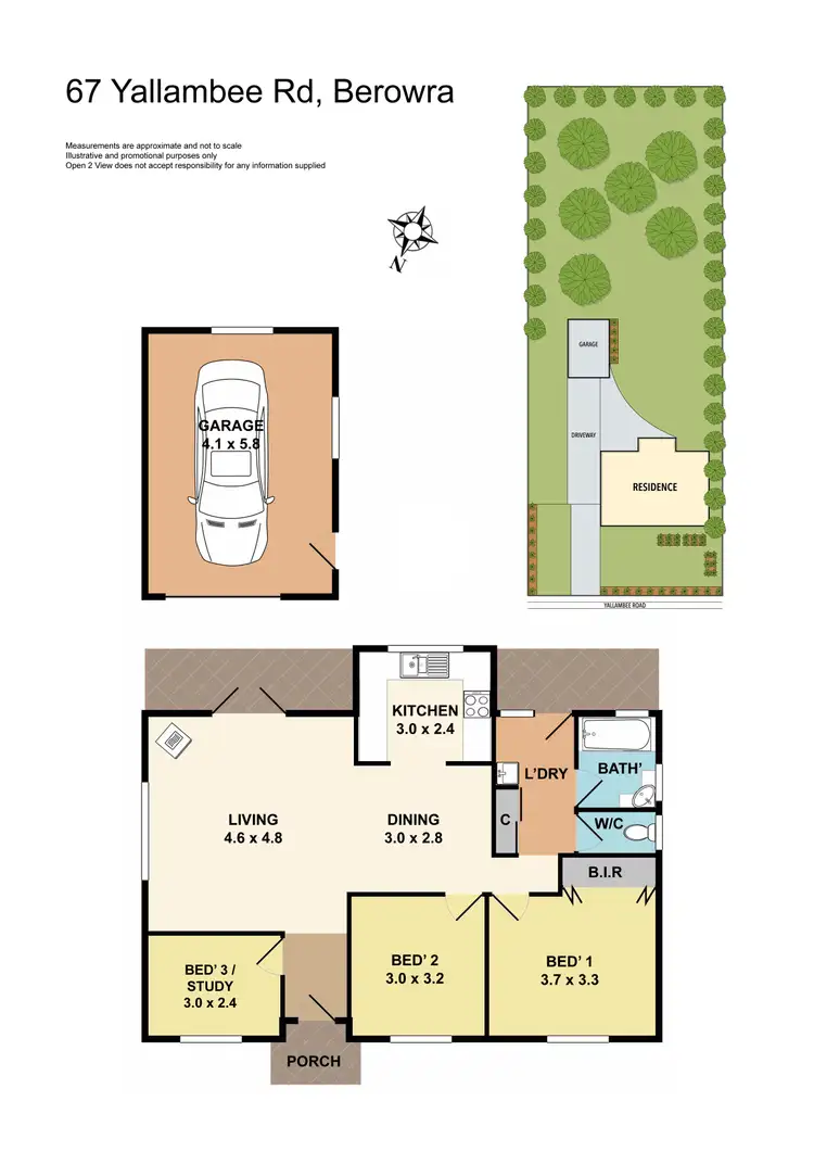 Floorplan of Homely house listing, 67 YALLAMBEE ROAD, Berowra NSW 2081