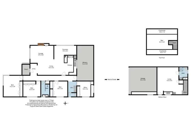 Floorplan of Homely house listing, 10 RIVER STREET, Nagambie VIC 3608