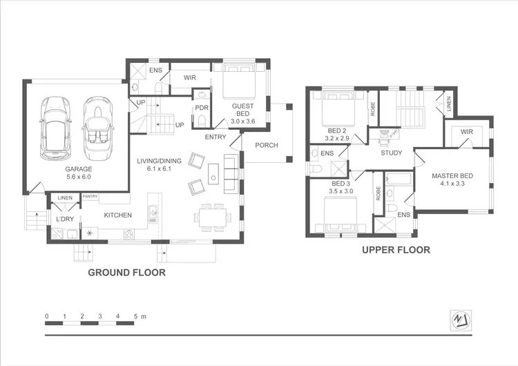 Floorplan of Homely house listing, 1/9 Outlook Drive, Berwick VIC 3806