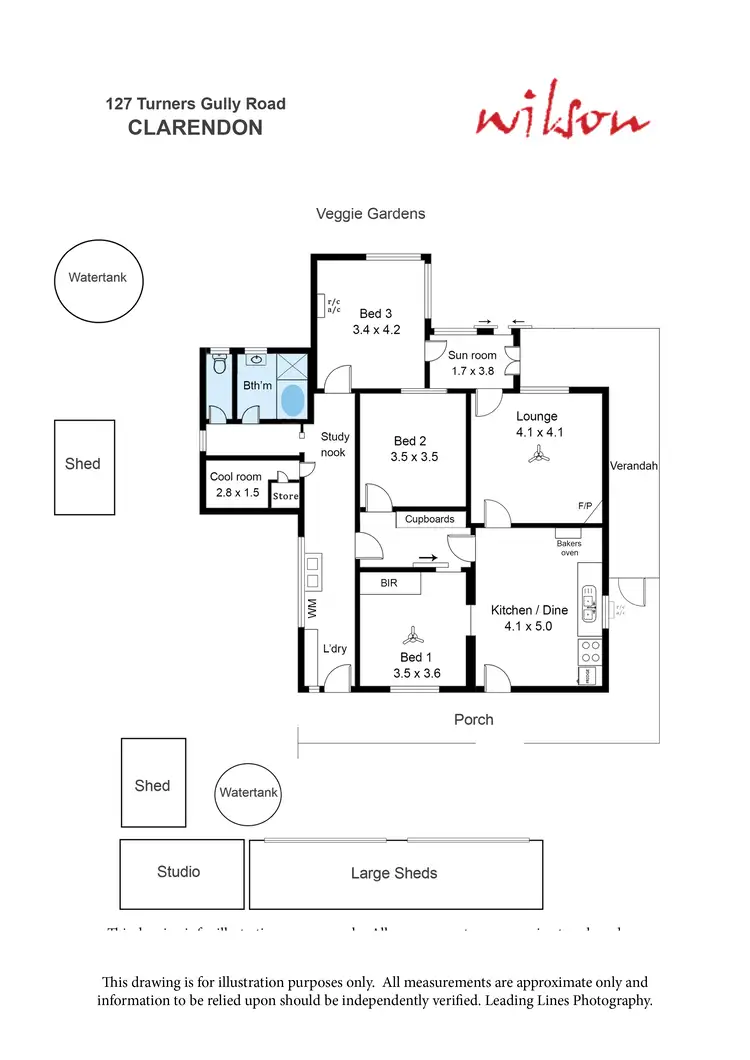 Floorplan of Homely rural property listing, 127 Turners Gully Road, Clarendon SA 5157