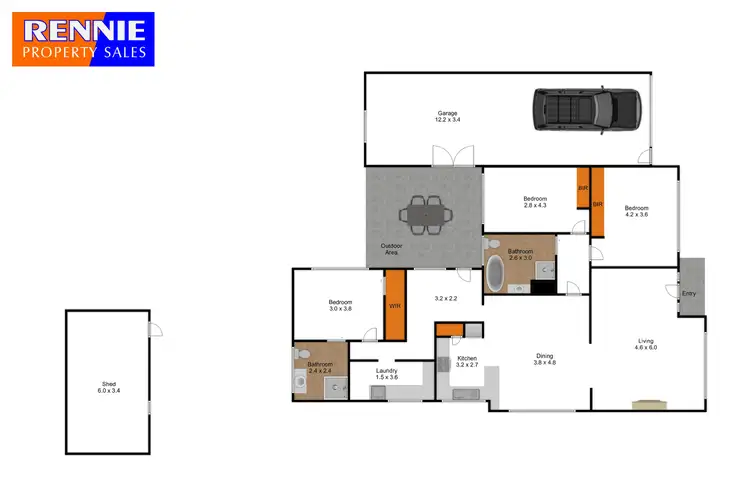 Floorplan of Homely house listing, 32 Avondale Road, Morwell VIC 3840