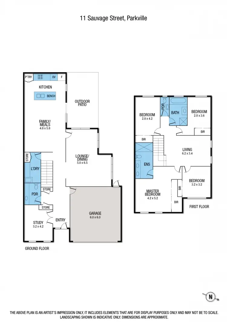 Floorplan of Homely house listing, 11 Sauvage Street, Parkville VIC 3052