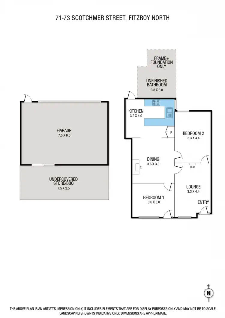 Floorplan of Homely house listing, 71-73 Scotchmer Street, Fitzroy North VIC 3068