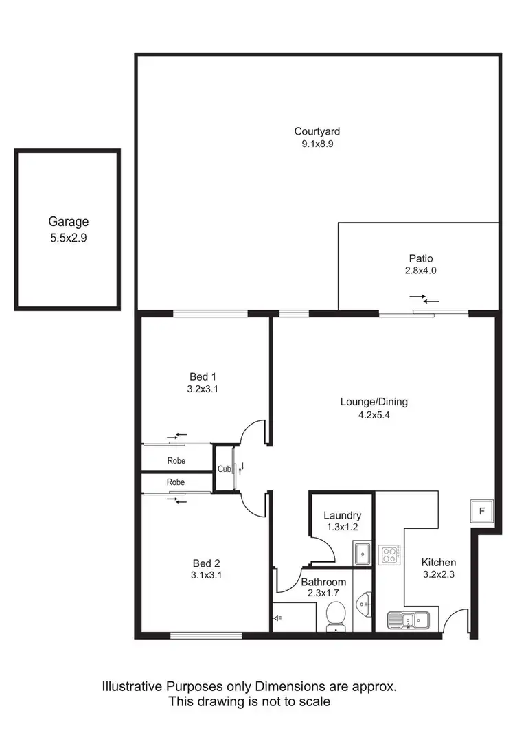 Floorplan of Homely unit listing, 4/2 Springfield Crescent, Manoora QLD 4870