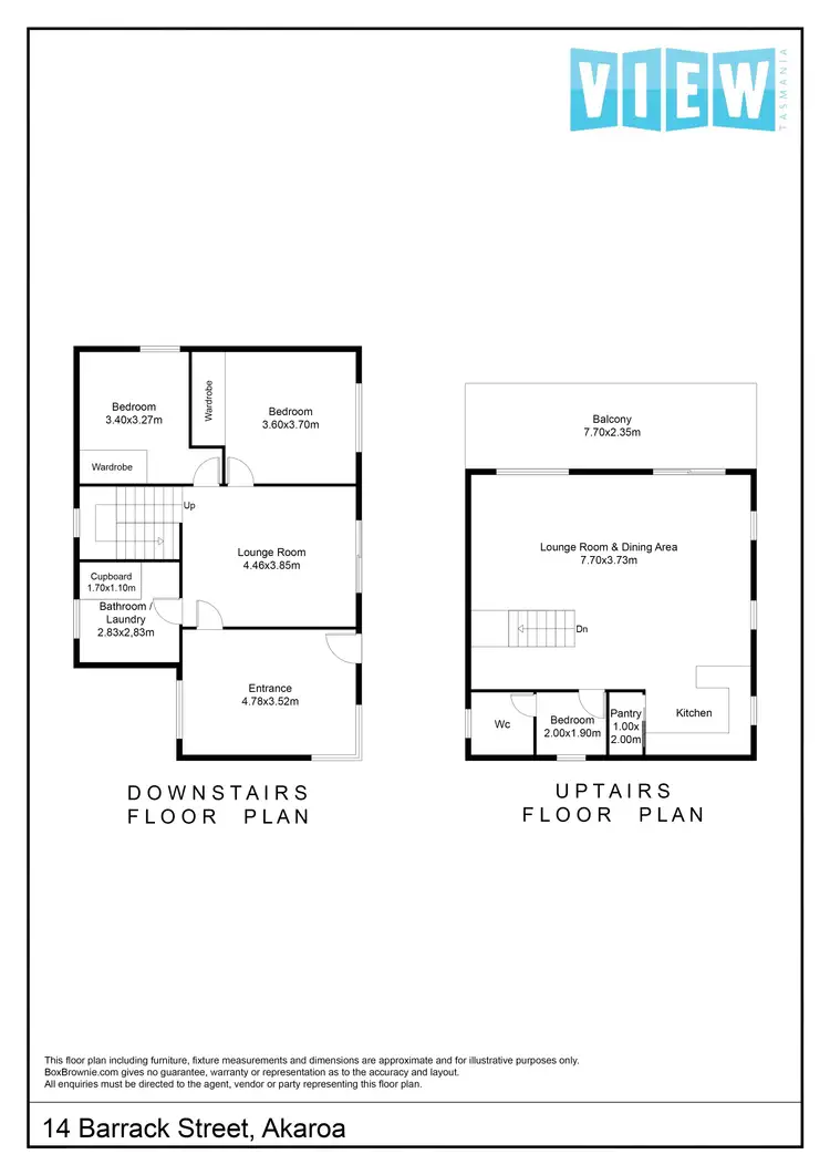 Floorplan of Homely house listing, 14 Barrack Street, Akaroa TAS 7216