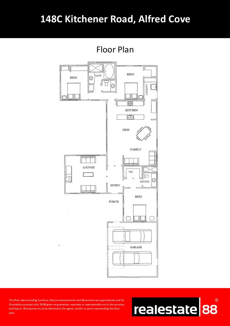Floorplan of Homely house listing, 148C Kitchener Road, Alfred Cove WA 6154