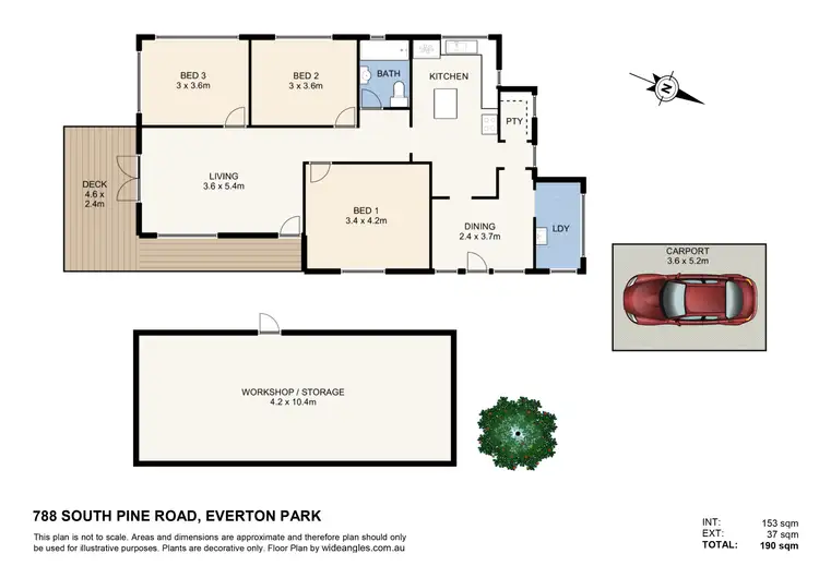 Floorplan of Homely house listing, 788 South Pine Road, Everton Park QLD 4053